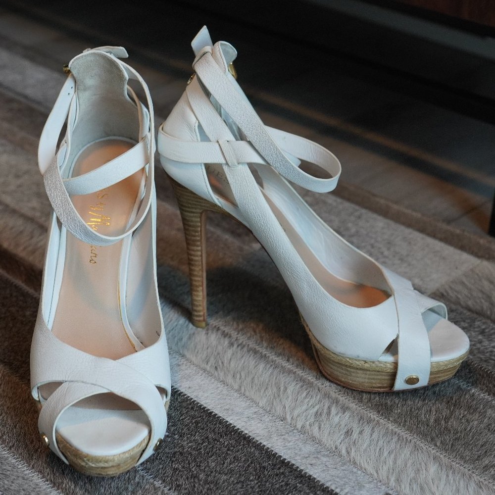 Guess Heels, White